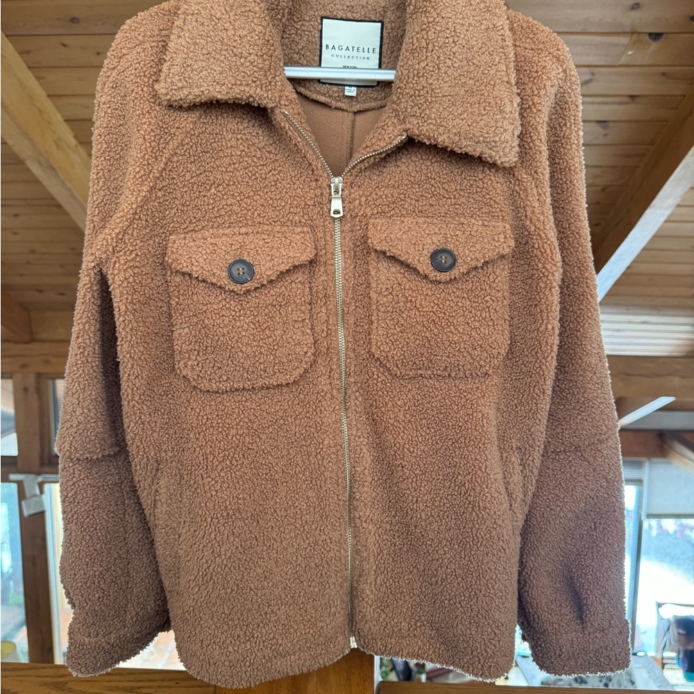 Bagatelle Tan Sherpa Jacket